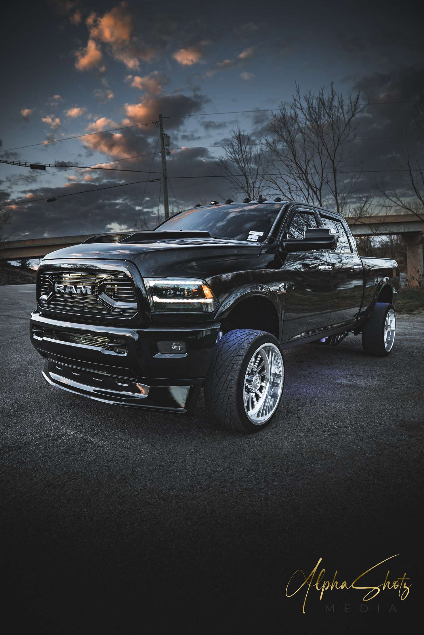 CUMMINS CUSTOM RAM AIR HOOD (Paint Match & Lighting Options) image 1